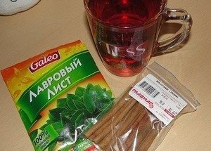 Чай с корицей и лавровым листом